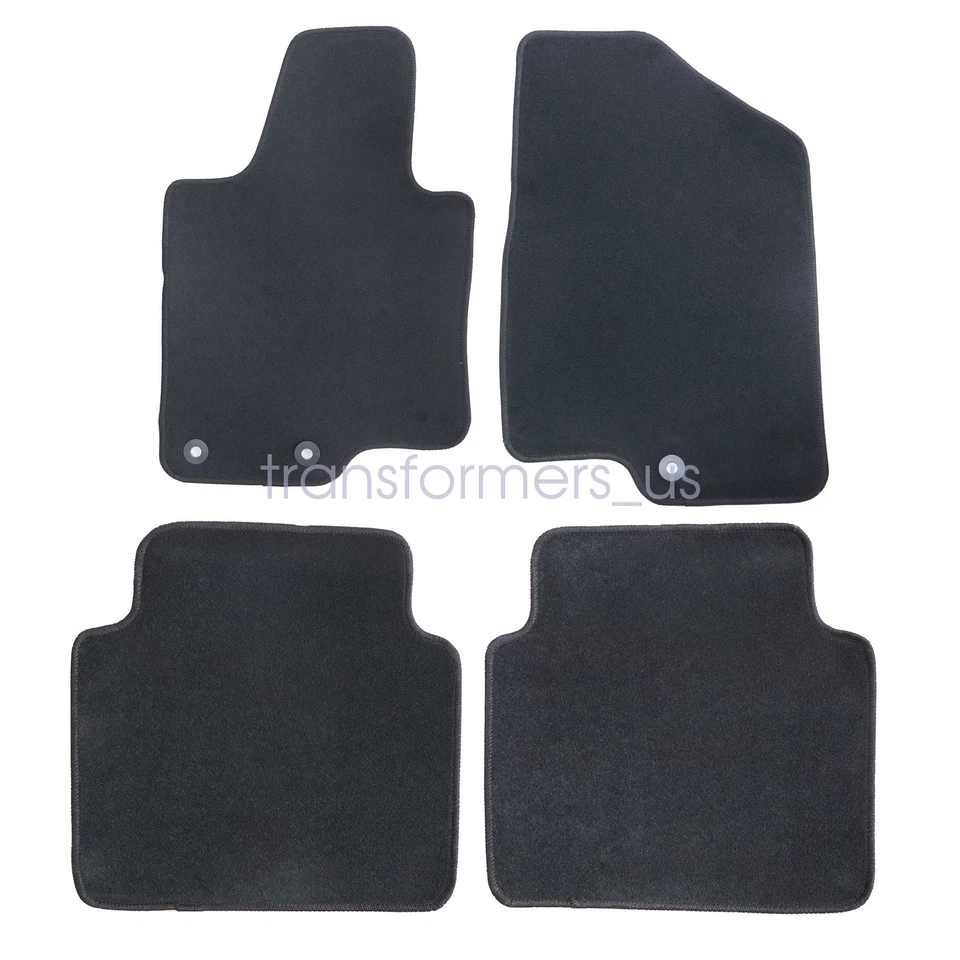 Alfombrillas delanteras y traseras negras para Kia Optima 2011 2012 2013 2014 2015 nuevas Foto 4 de 4