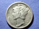 1919 Mercury Dime  XF
