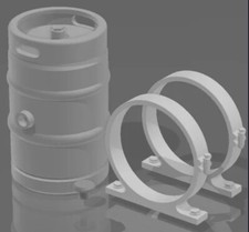1/25 1/24 Scale Resin Hot Rod Fuel Tank