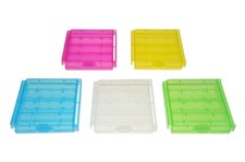 Armerah 14500 AA/AAA Battery Protective Case Cover Storage Quad Opaque Plastic