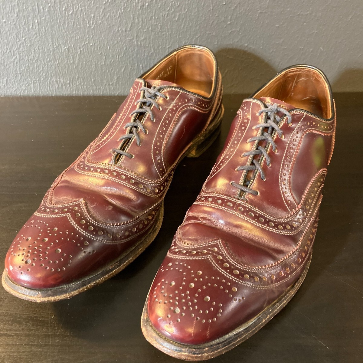 Allen Edmonds McAllister Wingtip Shoes Sz 11.5 ALLEN EDMONDS Men Dress Shoes McAllister Wingtip Size 11.5 D  main image 3