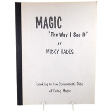 "Magic the Way I See It" by Mickey Hades, Looking at the Commercial Side Book