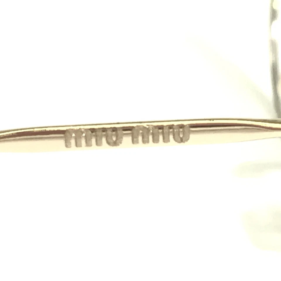 Monturas para gafas Miu Miu VMU 51O UE5-1O1 Borgoña Rojo Oro Semi Borgoña 53-19-140 Foto 4 de 4