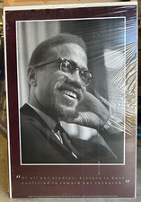 VTG Pomegranate Michael Ochs Malcolm X 1925-65 "Of All Our Studies.." Poster NEW