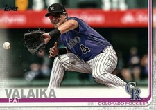 #621 Pat Valaika Colorado Rockies 2019 Topps Series 2 Baseball Card