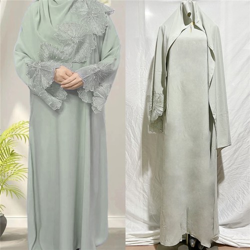 Dubai Women Muslim Long Maxi Dress Abaya Kaftan Dress Party Dress Arab Turkey - Picture 8 of 44