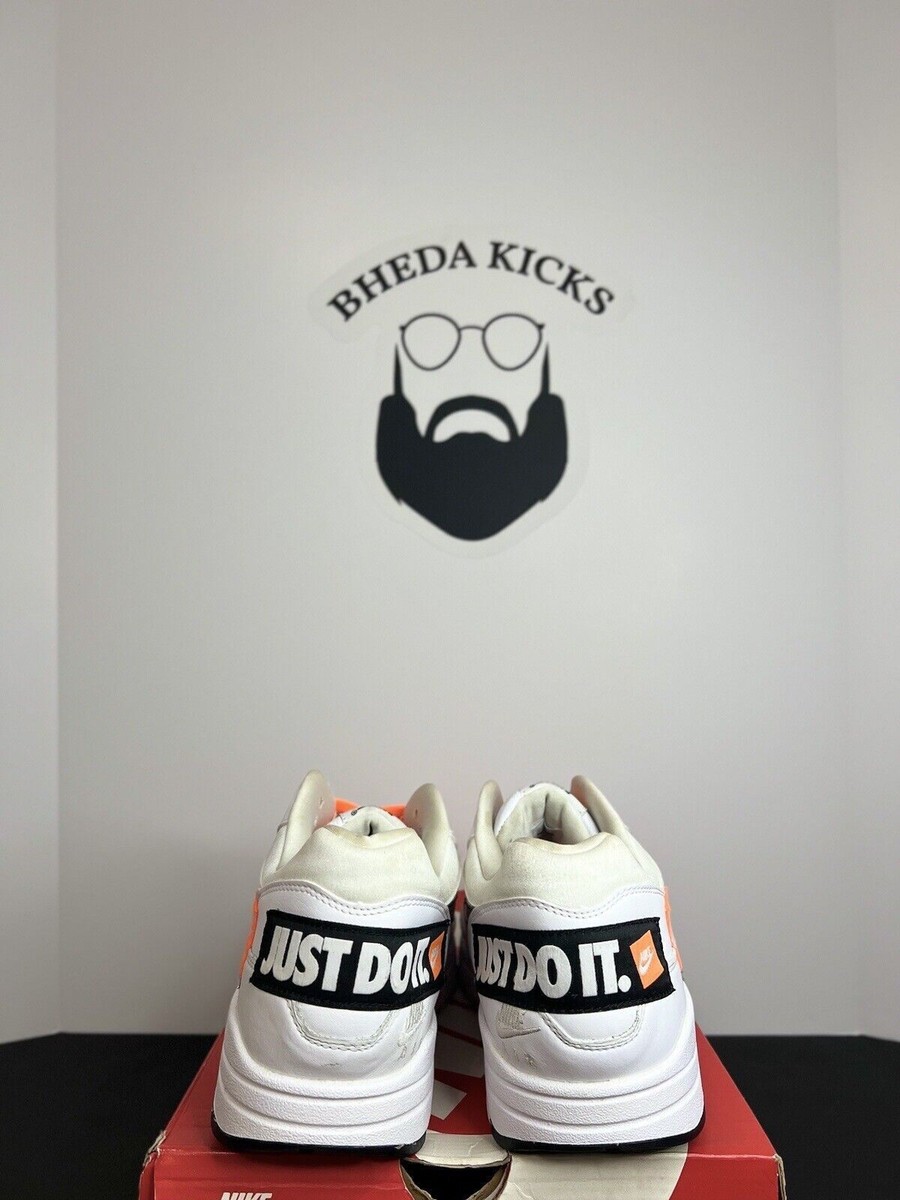 公式正規品!★AIR MAX 1 JUST DO IT ORANGE (W) Nike Air Max 1 PRM JUST DO IT JDI OFF WHITE Orange Virgil