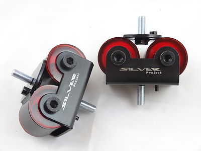 Solid Engine Mount Fit Nissan S13 S14 180sx 200sx Sport Silver Project