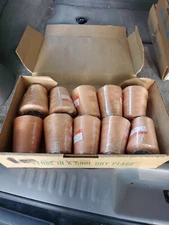 Vintage Conso Z Left Twist Thread Mercerized 10 Spools 1/2LB Peach 121