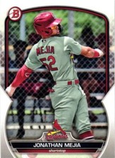 2023 BOWMAN PROSPECTS JONATHAN MEJIA PAPER BASE BASEBALL CARD #BP-15