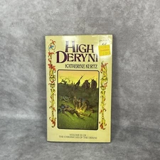 KATHERINE KURTZ High Deryni (Chronicles of the Deryni 3) 1983 US Del Rey Fantasy