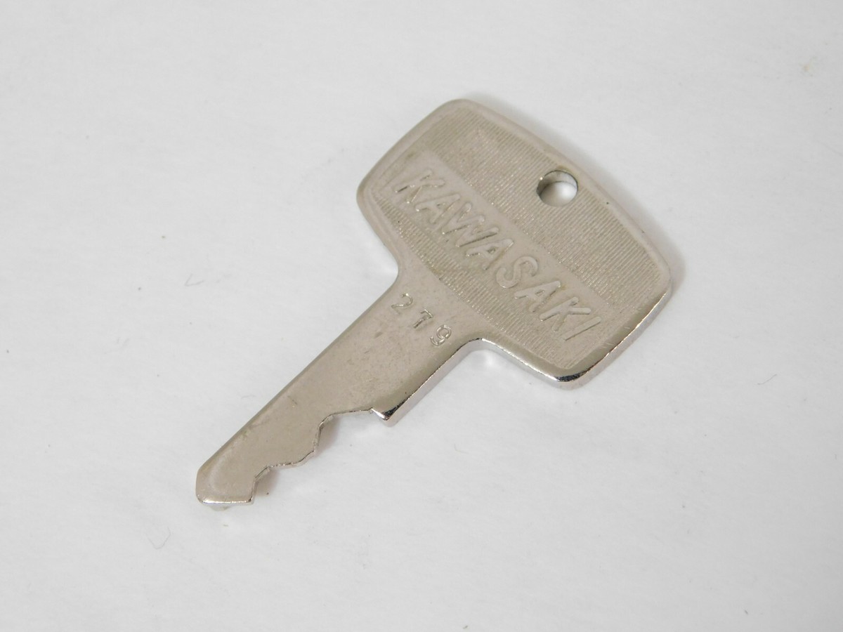 1 NOS Genuine Kawasaki Factory Pre-Cut Key # 279 Part S1B S1 H1 H2