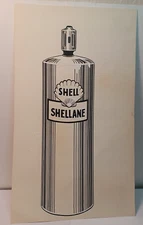 Original Artwork Phil Swanson Shell Oil Shellane Bottle Gas Container RRP 540