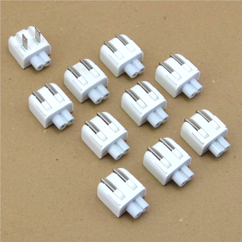 10 x US AC Power Wand Stecker Entenkopf für Apple MacBook Pro Air Adapter Ladegerät - Bild 2 von 6