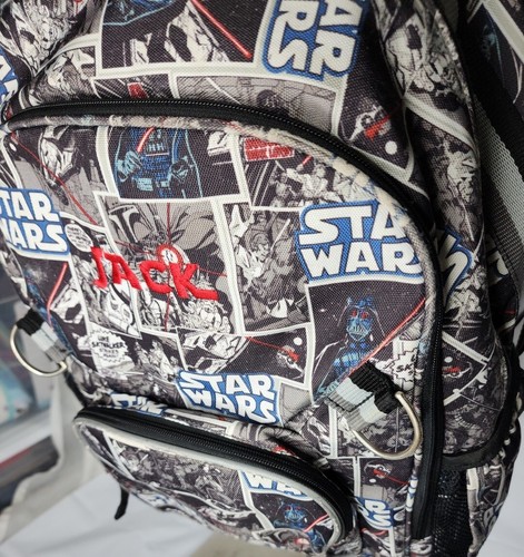 Darth Vader Backpack Pottery Barn Kids Star Wars Comics Rebellion Empire Disney - Picture 2 of 9