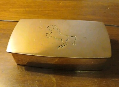 Sierra Wire Products?? Colt Firearms??Brass Cigarrette/Nick Nack Mystery Box
