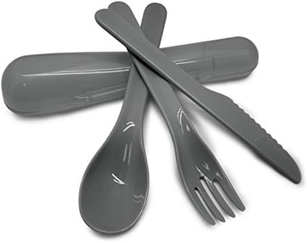 Nerthus FIH 451 Set Portatile di Posate, PP, Plastico