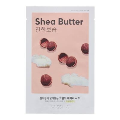 Missha Airy Fit Sheabutter Blatt Maske 19g für Frauen