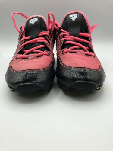 Nike Fastflex Hyper Diamond Girl's Pink/Black Cleats Youth Size 5.5 ...