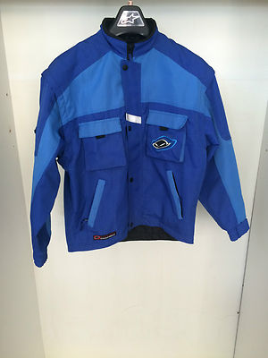 GIACCA BAMBINO ENDURO UFO 3M SCOTCHLITE COLORE AZZURRO BLU TAGLIA XL | eBay