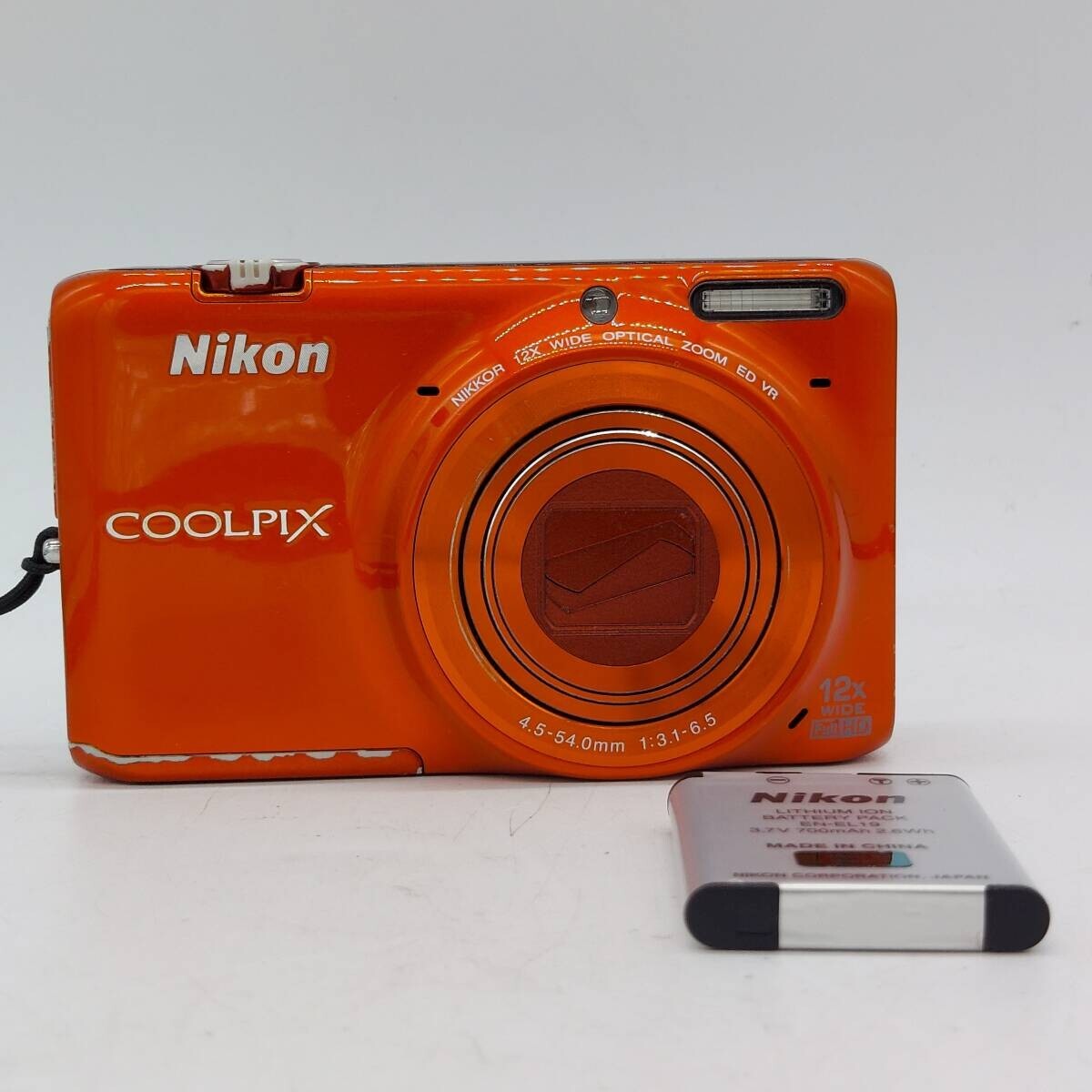 Nikon COOLPIX S6500 16MP Orange Digital Camera Digicam Nikon COOLPIX S6500 16MP Orange Digital Camera Digicam