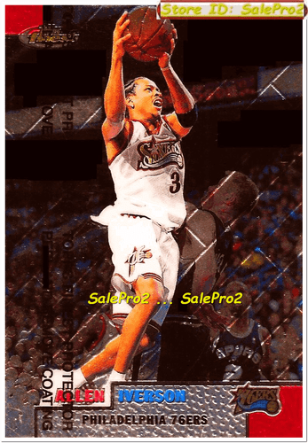 100++ ALLEN IVERSON NBA SINGLES ROOKIE INSERT GAME JERSEY SET LOT YOU PICK LIST - Picture 35 of 66