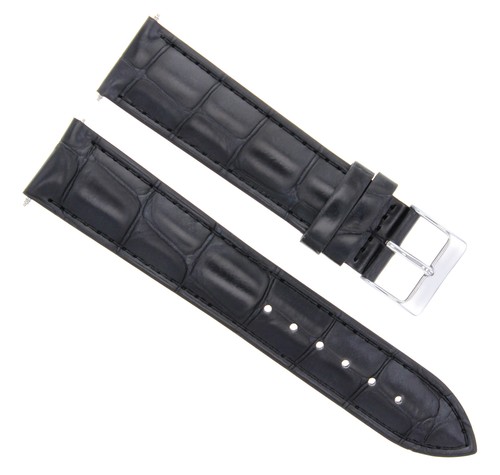 22MM LEATHER GATOR WATCH STRAP BAND FOR 
