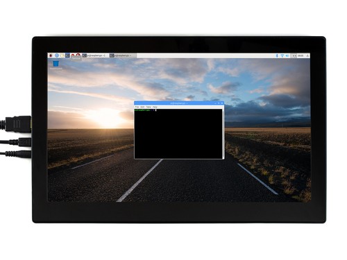 Waveshare 1920x1080 13.3" Touch Screen Display HDMI/USB/VGA for Raspberry Pi - Picture 8 of 12
