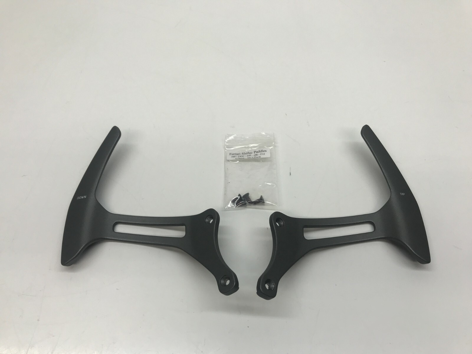 FERRARI 458 ITALIA SPIDER GEAR SHIFTER PADDLE SHIFTERS OEM 263763