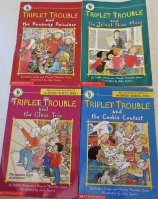 Triplet Trouble Lot Of 4 Debbie Dadey  Chapter Books teacher School