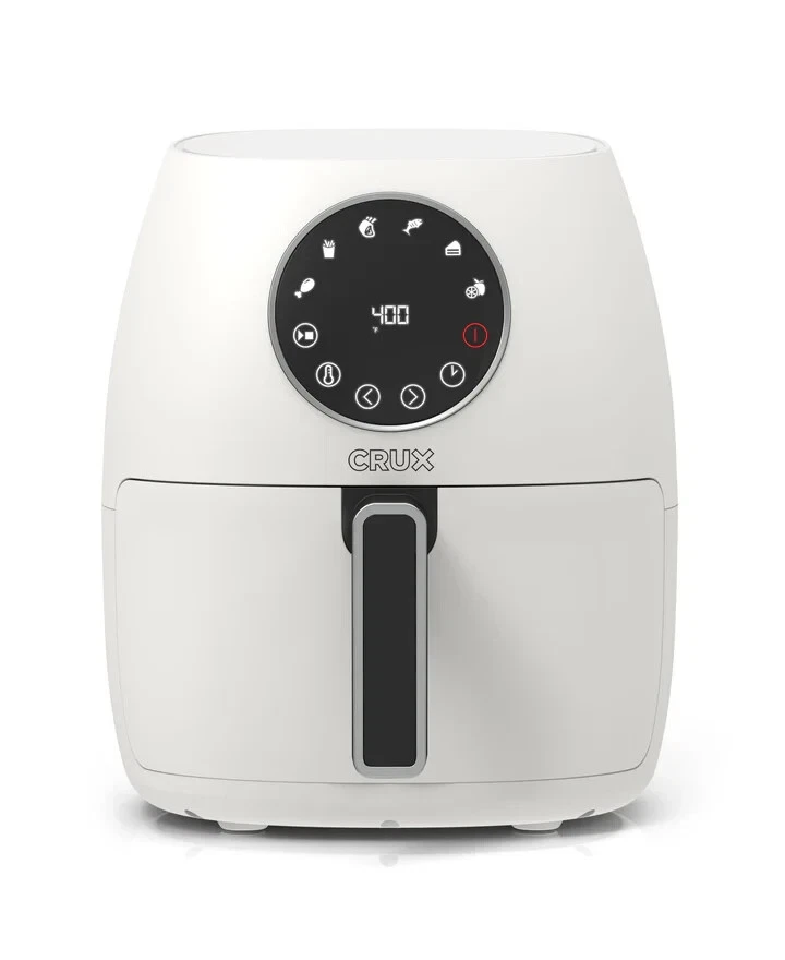 Crux 3.7-Qt Grey Digital Air Fryer with Nonstick Tray, 1300 W - White
Opens in a new window or tab