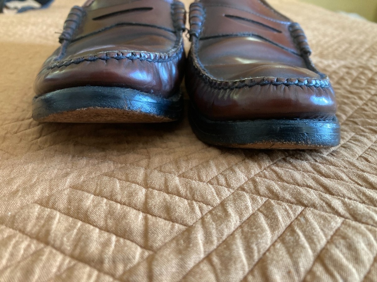 Allen Edmonds Walden 42477 Burgundy Leather Penny Loafer Dress‎ Shoes Men\'s 9 D Allen Edmonds Walden Shoes Sz 13AA Burgundy Leather Penny  main image 3