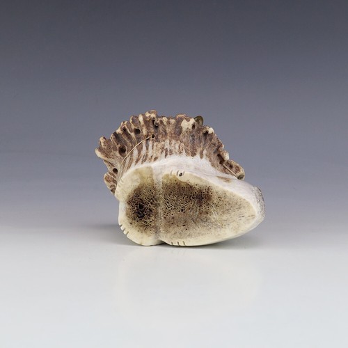 FETICHE LEÓN CUERNO NATIVO AMERICANO ZUNI POR ROBERT WEAHKEE - Imagen 6 de 6