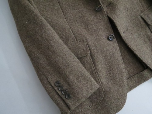 Cappotto sportivo J Crew pesante Harris tweed tessuto a mano scozzese tweed 40 R - Foto 5 di 12