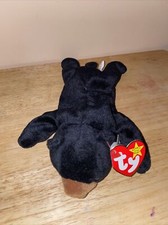BLACKIE THE BEAR TY BEANIE BABY VERY RARE 1994 AUTHENTIC 🤩