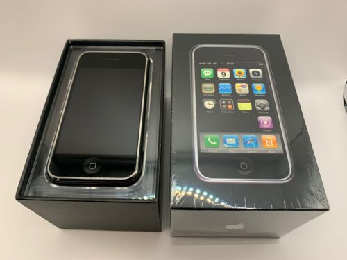 Original Apple iPhone 1 - 1st Generation 2G 8GB 2007 A1203 - Boxed - NR/MINT - Picture 1 of 22