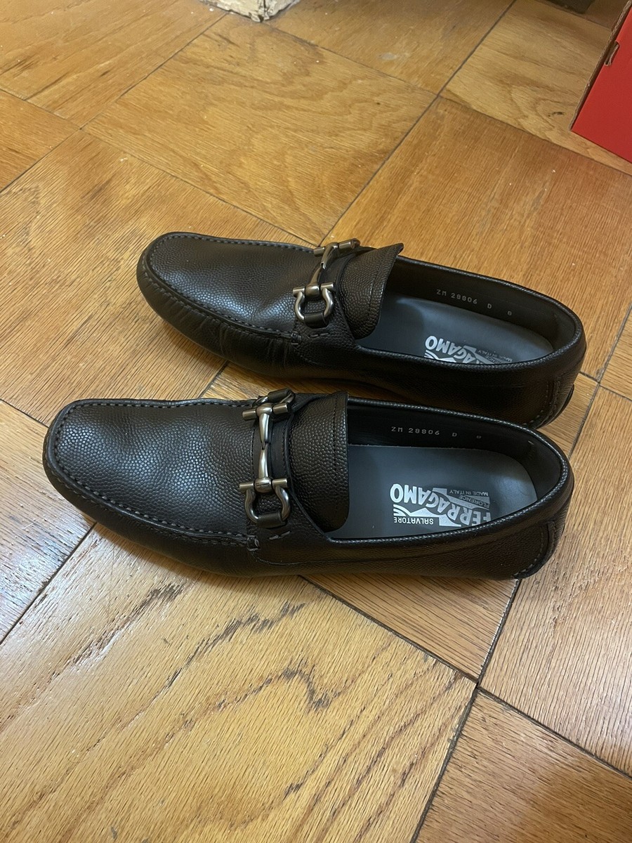 Salvatore Ferragamo Mens PARIGI Gancini Bit Shoes Drivers  display picture 3
