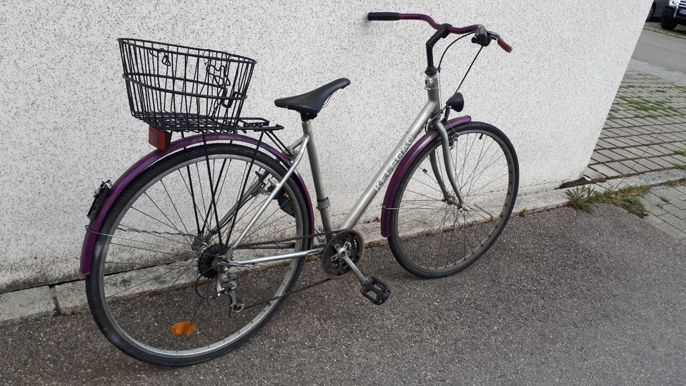 grau lila Damenfahrrad  28 Zoll  Kelsgau -–Ersatzteil /Aufbau