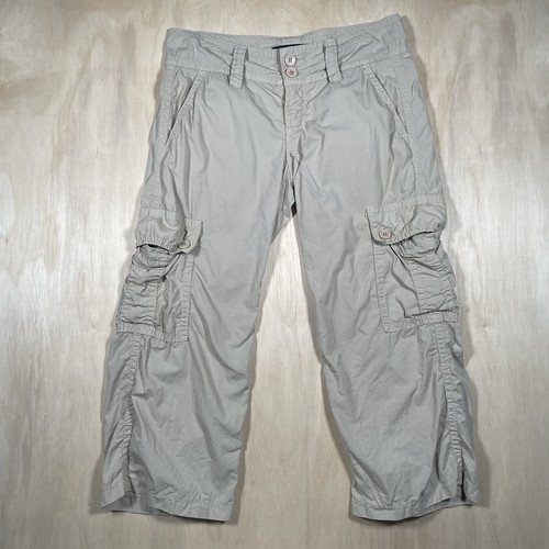 Billy Blues Low-Rise Cropped Cargo Pants Women’s 6 Made In USA Vintage Y2K