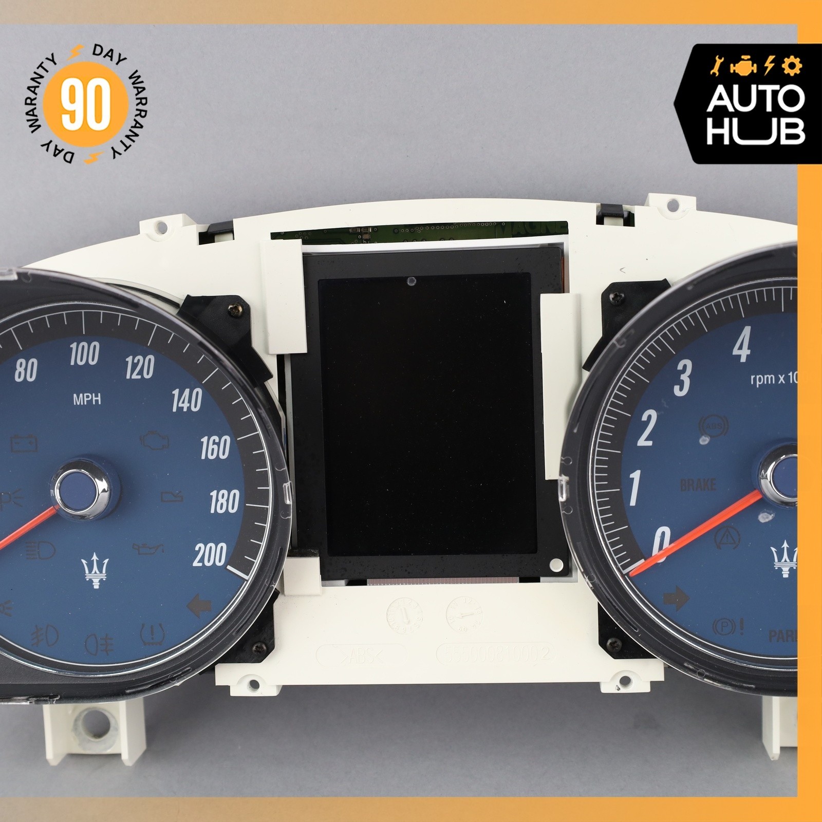 09-12 Maserati GranTurismo S M145 4.7L Instrument Cluster Speedometer OEM 45k