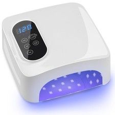 72W Cordless Led Nail Lamp, Rechargeable Nail Dryer, Portable Gel UV Led Nail