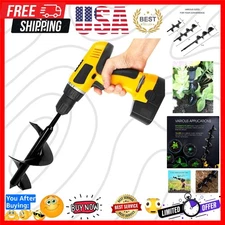 Professional Gardening Auger Spiral Tool - 3x7 Inch for Fast, Precise Digging