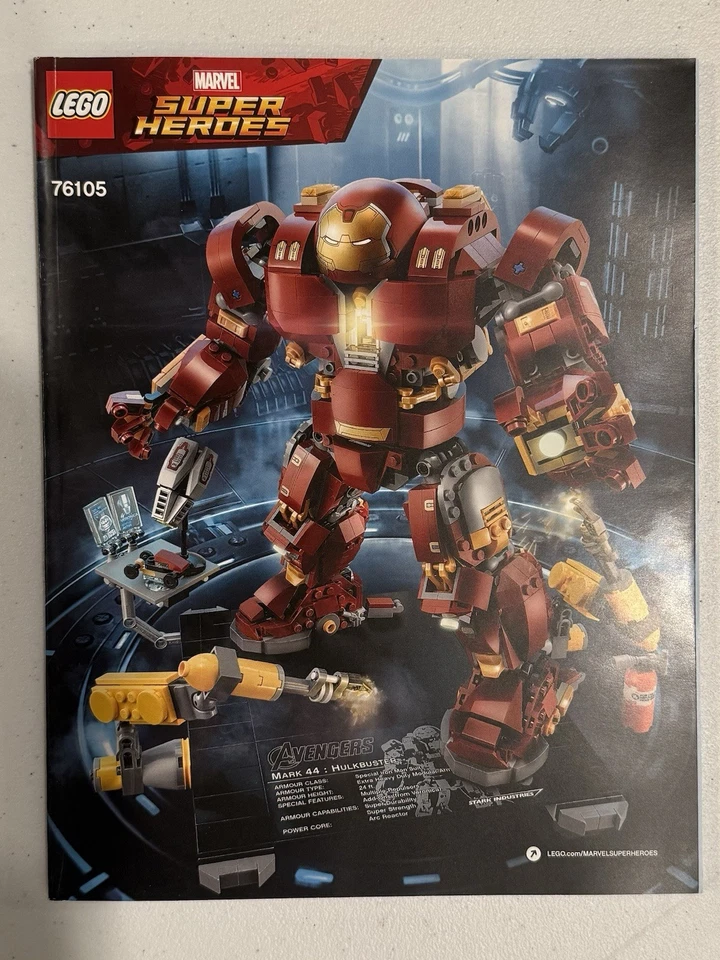 LEGO Marvel: The Hulkbuster: Ultron Edition (76105) Used, no box, near complete - Image 3 of 4
