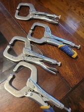 Irwin Vise-Grip, the original, 6R. Set of 4 C-clamps, good condition