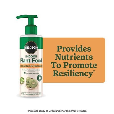 Liquid Plant Food for Cactus and Succulent, 8 fl. oz. Indoor Plant Fertilizer