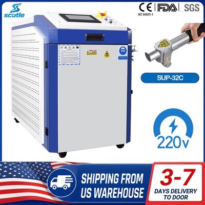 Raycus Handheld CW Laser Cleaning Machine 3000W Industrial Metal Rust Remover