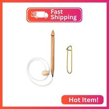 ChiaoGoo Knitting Needles Flexible Crochet Hook 32 inch 81cm Bamboo Dark Patin