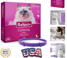 Cat Calming Collar Pet Anti Anxiety Products - Feline Calm Pheromones Colla...