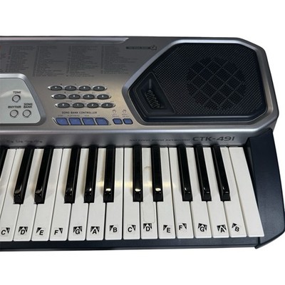 Casio CTK-491 100 Song Bank Electronic Keyboard Piano Works | eBay