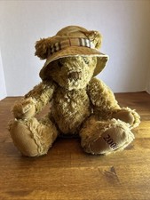 VTG Burberry Fragrance 2006 Collection Teddy Bear Brown Plush Toy Stuffed Animal